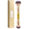 Picture of DUcare Makeup Foundation Brushes Double Ended Blush Powder Brush, Duo Bronzer Blush ideal for cream or powder