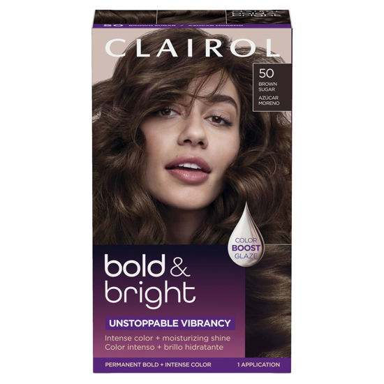 Picture of Clairol Bold & Bright Permanent Hair Dye, 50 Brown Sugar Hair Color, Pack of 1