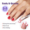 Picture of Gellen Gel Nail Polish Remover, 2Pcs Gel Polish Remover with Nail File and Cuticle Pusher, Gel Nail Polish Remover for Nails Easily and Quickly Remove Gel Polish in 2-5 Minutes