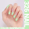 Picture of MelodySusie Thick Light Green Gel Nail Polish,0.5 Fl Oz Pastel Green Soak Off UV LED Funny Bunny Green Gel Polish Gift for Women Nail Art Manicure Salon DIY Nail Design Decoration at Home-326
