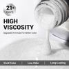 Picture of MelodySusie Thick White Glitter Gel Nail Polish,0.5fl oz Soak Off UV LED Sparkle Pure White Glitter Gel Polish Gift for Women Nail Art Manicure Salon DIY Nail Design Decoration at Home-z054