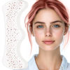 Picture of Glitter Freckles Face Tattoo,Glitter Freckles,Sparkle Freckle Tattoo,Makeup Patches, Face Glitter Speckles,Rose Gold,4pcs