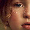 Picture of Glitter Freckles Face Tattoo,Glitter Freckles,Sparkle Freckle Tattoo,Makeup Patches, Face Glitter Speckles,Rose Gold,4pcs