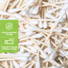 Picture of Bamboo Cotton Swabs 500 Count | Biodegradable & Organic Wooden Cotton Buds | Double Tipped Ear Sticks | 100% Eco-Friendly & Natural | Perfect for Ear Wax Removal, Arts & Crafts, Removing Dust & Dirt…