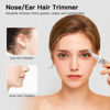 Picture of Nose Hair Trimmer for Women Men, 2025 Painless USB Rechargeable Nose Hair Trimmer, Ear and Nose Hair Trimmer for Women Men, Professional Facial Hair Trimmer with IPX7 Waterproof Dual Edge Blades