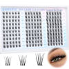 Picture of Lash Clusters Wispy Eyelash Clusters Natural C Curl Cluster Lashes zanlufly Wispy Individual Lashes 180Pcs Eyelash Extension 10 12 14MM DIY Lash Extension