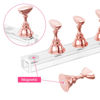 Picture of Nail Stand Acrylic Nail Art Display Stand Magnetic Nail Tips Practice Holder 54 Pcs Reusable Adhesive Putty for DIY Painting Nails Stand kit (Rose Gold)
