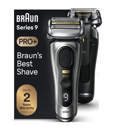 Picture of Braun Series 9 9517s PRO+ Electric Razor for Men, 5 Pro Shave Elements & Precision Long Hair ProTrimmer, Charging Stand, Braun’s Best for Smooth Skin, Wet & Dry Electric Razor with 60min Runtime