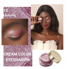 Picture of Oulac Cream Eyeshadow also for Highlighter Large Capacity Highly Pigmented Eye Shadow Waterproof &Long Lasting with Moisturizing Formula 12