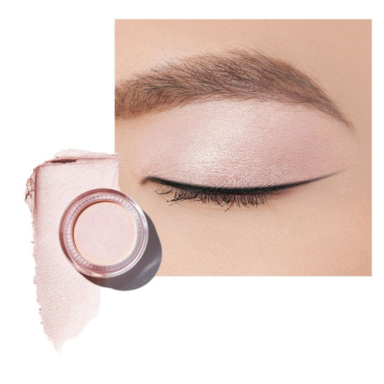 Picture of Oulac Shimmer Cream Eyeshadow also for Highlighter Blendable Eye Shadow Waterproof&Long Lasting with Moisturizing Formula Soft Shimmer Eye Make-up,Vegan & Cruelty-Free,6g P06