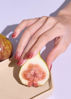Picture of ohora Semi Cured Gel Nail Strips (N Fig Jam) - Works with Any Nail Lamps, Salon-Quality, Easy to Apply & Remove - Valentine's Day Gel Nail Wraps, stickers, romantic gift ideas