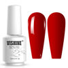 Picture of Vishine Gelpolish Professional Manicure Salon UV LED Soak Off Gel Nail Polish Varnish Color Red(1343)