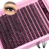 Picture of ALICE Cluster Eyelash Extensions 336pcs 50D Lash Clusters DIY Lash Extensions Fluffy Wispy Faux Mink Eyelash Clusters Mix 8-16mm D Curl Individual Lashes
