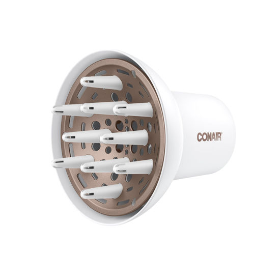 Picture of Conair Double Ceramic Universal Diffuser, Adjustable Hair Dryer Attachment for Frizz-Free Curls to Fit Hair Dryer Nozzles from 1.75” to 2.3”
