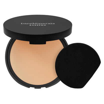 Picture of bareMinerals Barepro 24HR Skin-Perfecting Powder Foundation, Matte Pressed Powder Foundation Full Coverage with Plant-Based Squalene, Oil Control, Vegan - Fair 17 Neutral