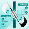 Picture of GEMERRY Lash Extension Kit Thick Lash Clusters Kit Fluffy Eyelash Clusters D Curl Eyelash Extension Kit With Lash Bond and Seal, Lash Tweezers, DIY Lash Extension Kit(80P-10-18mm)