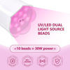 Picture of Makartt UV Nail Lamp: Mini UV Light for Gel Nails Polish Luminoza 10W Rechargeable LED Nail Light Nail Dryer with 4 Timers & Auto Sensor, Fast Curing Goosenecks UV Lamp for Home Nail DIY Manicure