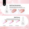 Picture of Beetles Nail Prep Kit Nail Dehydrator and Primer Nail Care Tool Kit 20ml Large Capacity Acid-Free & Hema-Free Dehydrate Bond Primer with Manicure Tools for Acrylic Nail Valentine's Day Gifts for Women