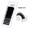 Picture of Eyelash Extensions L Curl 0.07 Easy Blooming Lash Extension Matte Rapid Volume Lash Extensions Flowering Easy Fan Volume Lashes (0.07-L, 8-14 Mixed)