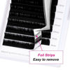 Picture of Eyelash Extensions L Curl 0.07 Easy Blooming Lash Extension Matte Rapid Volume Lash Extensions Flowering Easy Fan Volume Lashes (0.07-L, 8-14 Mixed)