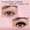 Picture of Easy Fan Lash Extension 3D Effect Fluffy Rapid Volume Double Layers Easy Fan 2D~10D Eyelash Extensions Automatic Blooming Easy Fan Lashes D Curl 0.05 8-13mm Mixed Tray