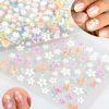 Picture of 30 Sheets Flower Nail Art Stickers Decals Colorful Flower Nail Stickers 3D Self Adhesive Cute Daisy Floral Nail Decals Heart Nail Supplies Nail Art Design Decoration Accessories for Women and Girls