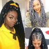 Picture of Locs Accessories for Hair, 80Pcs Silver Dreadlock Beads Loc Jewelry Metal Braid Hair Cuffs Hair Rings Braiding Hair for Women Braids Decoration