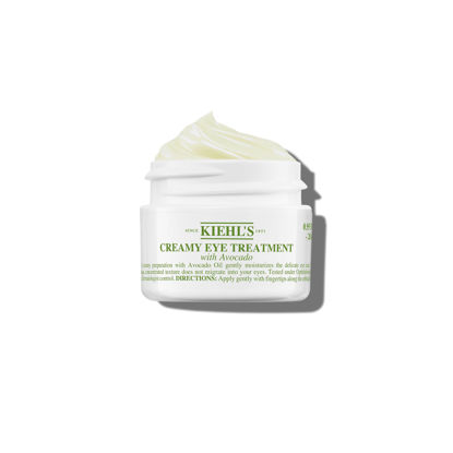 Picture of Kiehl's Avocado Eye Treatment, Nourishing and Hydrating Eye Cream, Avocado Oil and Caffeine to Energize and Invigorate Skin, Tired Eyes, 99% Naturally Derived Formula - 0.5 fl oz