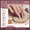 Picture of 4 Colors Dip Nails Powder Kit, AZUREBEAUTY Fall Winter Brown Purple Dipping Powder Starter Set with Base & Top Coat Activator Recycling Tray for French Nail Art Manicure Salon DIY at Home