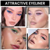 Picture of Kaely 4Pcs Light Blue Green Purple Red Gel Eyeliner Pencil,Cream Waterproof Smudge Proof Eye Liner,Halloween Makeup,Eye Black Face Paint Lipstick Crayon,Color Colorful Eyeliner Eyeshadow Stick