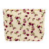 Picture of PAZIMIIK Makeup Bag Large Zipper Corduroy Make Up Pouch for Purse Travel Canvas Cosmetic Organizer for Women Brush Storage,Vintage Rose Beige