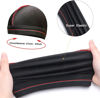 Picture of 4PCS Silky Durags for Men Women 360 Waves with 1 Wave Cap, Silky Satin Durag Extra Long Tails Black Black Black Black