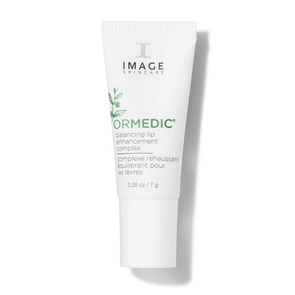 Picture of IMAGE Skincare, ORMEDIC pH Balancing Lip Enhancement Complex, Deep Hydration Lip Plumper Peptides for Fuller Lips, Clear, 0.25 fl oz