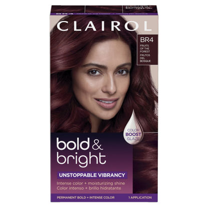 Picture of Clairol Bold & Bright Permanent Hair Dye, BR4 Fruits of the Forest Hair Color, Pack of 1