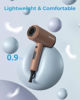 Picture of SHRATE Lightweight Ionic Hair Dryer with Diffuser - Powerful 1800W Blow Dryer for Fast Drying - Professional Low Noise Mini Hair Dryer for Travel, Gifts, Hair Styling
