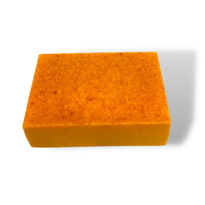 Picture of Turmeric and Kojic Acid Skin Brightening Soap All Natural Gentle Cleanser for All Skin Types. Fights Acne, Reduces Dark Spots & Fades Scars. Face & Body Cleanser for Men, Women & Teens. (1 Pack)