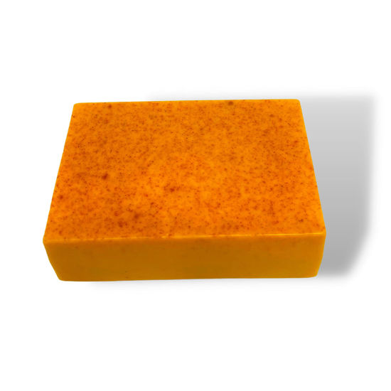 Picture of Turmeric and Kojic Acid Skin Brightening Soap All Natural Gentle Cleanser for All Skin Types. Fights Acne, Reduces Dark Spots & Fades Scars. Face & Body Cleanser for Men, Women & Teens. (1 Pack)