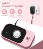 Picture of Portable Electric Nail Drill File: 40000RPM Professional Rechargeable Nail E File Machine, Cordless Nail Drill with Bits & Base for Acrylic Nails Remove Nail Gel Polish Manicure for Salon Home