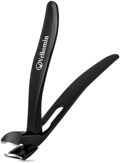 Picture of VELKOMIN Long Handle Toenail Clippers for Seniors - Angled Head, Ultra-Sharp and Durable Large Toenail Clippers Cutters Trimmers, Stocking Stuffers for Men Women, 18-Month Replacement Warranty!