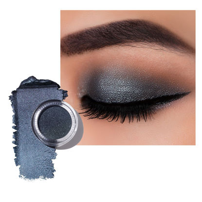 Picture of Oulac Grey Cream Eyeshadow, Waterproof Highly Pigmented Glitter Eye Shadow with Moisturizing Formula, Extremely Soft Creamy Texture, Easy to Blend, Large Capacity,.(06)
