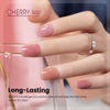 Picture of RARJSM Nude Jelly Gel Nail Polish Set 6pcs Clear Crytal Glass Pale Gray Pink Cherry Red Series Transparent Sheer Amber Milky Gel Varnish LED UV Curing Requires Soak off French Manicure Home Salon