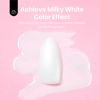 Picture of Beetles Press On Nails Short Almond - 4 in 1 Matte Milky White Soft Gel Nail Tips 224PCS Pre-Applied Tip Primer Nails Press ons 16 Sizes Glue on Nails-Perfect for Girls&Women