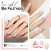 Picture of modelones Cat Eye Press on Nails, 32Pcs 16 Sizes Short Oval Fake Nails Kit Press Ons with Nail Glue, Adhesive Tabs, Nail File, Prep Pad, Manicure Stick
