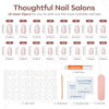 Picture of modelones Cat Eye Press on Nails, 32Pcs 16 Sizes Short Oval Fake Nails Kit Press Ons with Nail Glue, Adhesive Tabs, Nail File, Prep Pad, Manicure Stick