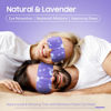 Picture of BeHoomi Steam Eye Mask, 10 Packs Heated Eye Mask, Self Heating Disposable SPA Warm Compress for Eyes Sleep Mask, Travel Essentials & Relaxation Gifts, Stocking Stuffers (Lavender Scent)