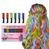 Picture of New Hair Chalk Comb Temporary DIY Hair Color for girls kids age 4 5 6 7 8 9 10 Washable Hair Chalk for Christmas, Birthday Cosplay (Red,Orange,Yellow,Green,Blue,Purple)