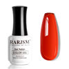 Picture of RARJSM Jelly Gel Nail Polish Clear Crystal Glass Translucent Amber Orange Dark Red Transparent Sheer Gel Varnish LED UV Curing Requires French Manicure Soak off for Home Salon Diy Summer Colors 15ML