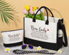 Picture of Boss Lady Gifts for Women, Best Boss Gifts for Women Christmas Gifts for Boss Lady Cool Gifts for Bosses Female Funny Boss Gifts Appreciation Gifts Boss Lady Birthday Gifts -Canvas Tote Bag Makeup Bag