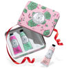 Picture of La Chatelaine Rose Hand Cream Trio Tin Gift Set, Ready-To-Gift Tin, Nautral, Made in France with 20% Organic Shea Butter, Nourishing and Moisturizing (Cherry Almond, Pear, Oud Rose)