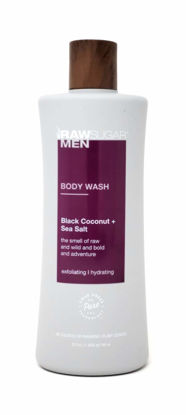 Picture of RAW SUGAR Men's Body Wash 25 fl oz (Pack of 1) (Black Coconut + Sea Salt)